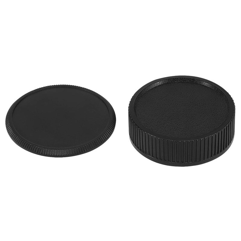 Haoge Camera Body Cap and Rear Lens Cap Cover for Leica L39 M39 39mm Screw Mount Camera Lens - Image 3